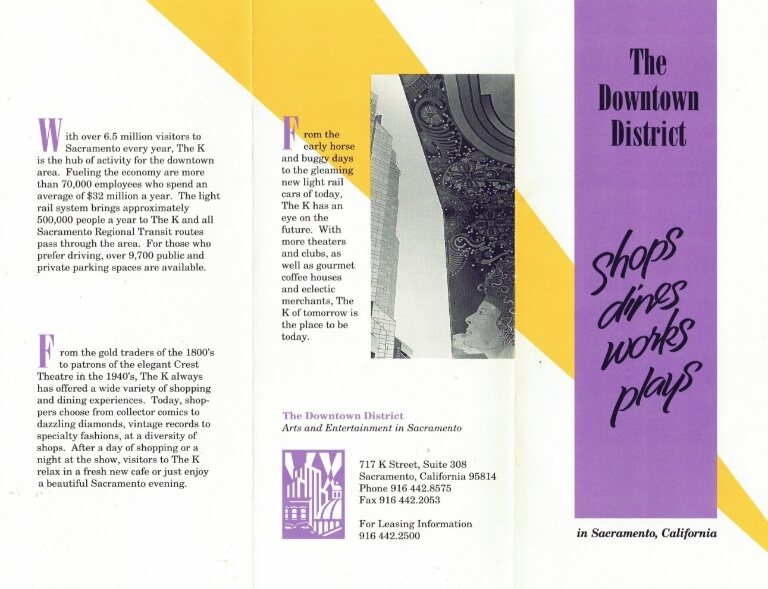 The Downtown District promotional brochure