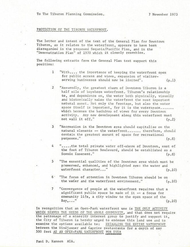 Planning Commission presentation, second page