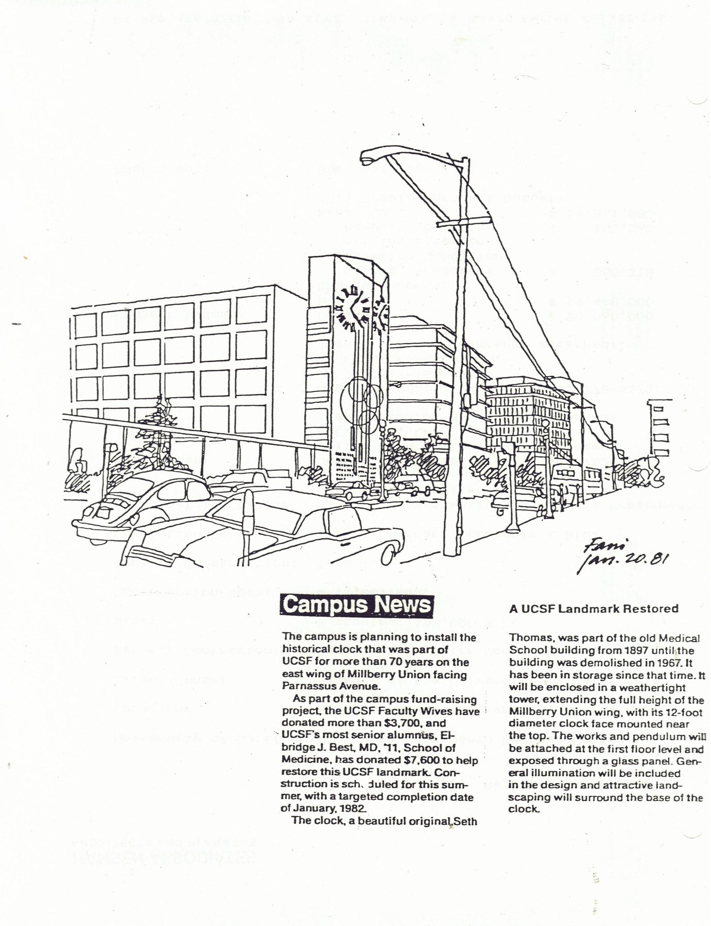 Campus News: A UCSF Landmark Restored